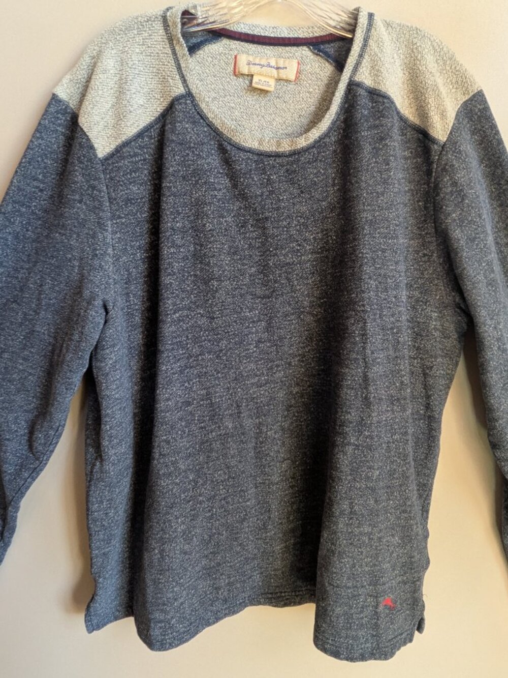 Tommy Bahama sweater long sleeve pullover size mens XL blue gray #766